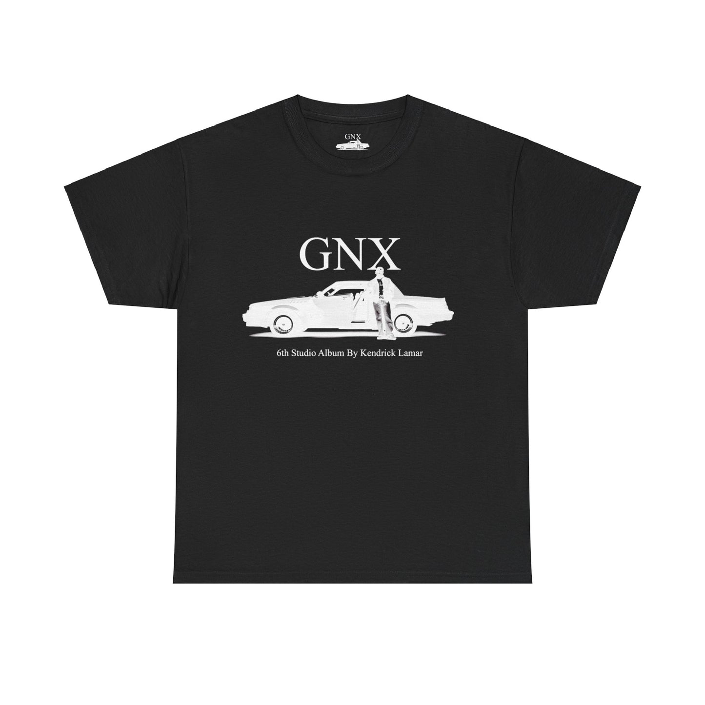 Kendrick Lamar Merch - GNX Tour Merch Signature Black Tour Dates Tee