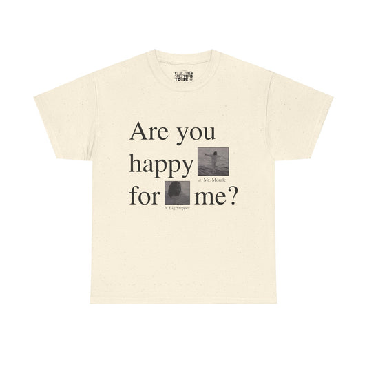 Kendrick Lamar Merch - Mr. Morale & The Big Steppers Are You Happy For Me Black Sand Dates Tee